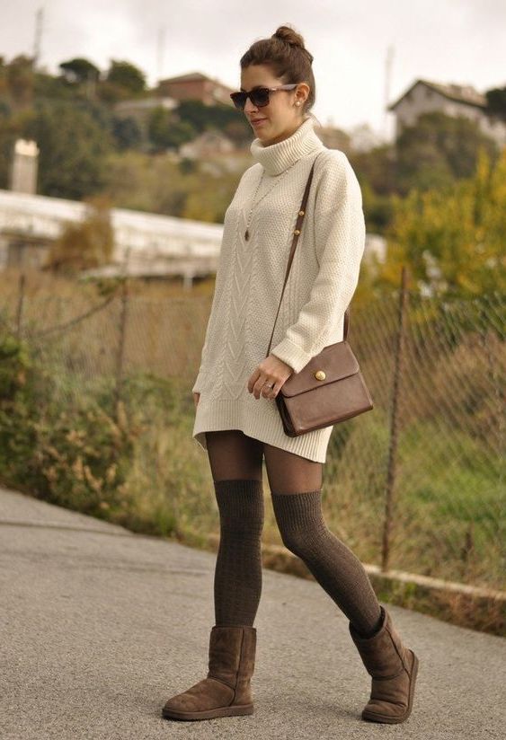 dress with ugg boots