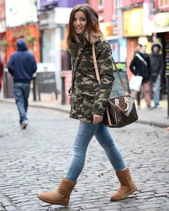 camo ugg style boots