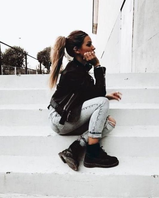 black timbs womens outfits