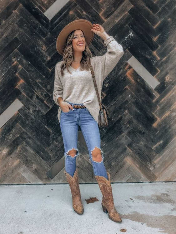 womens jeans for cowboy boots