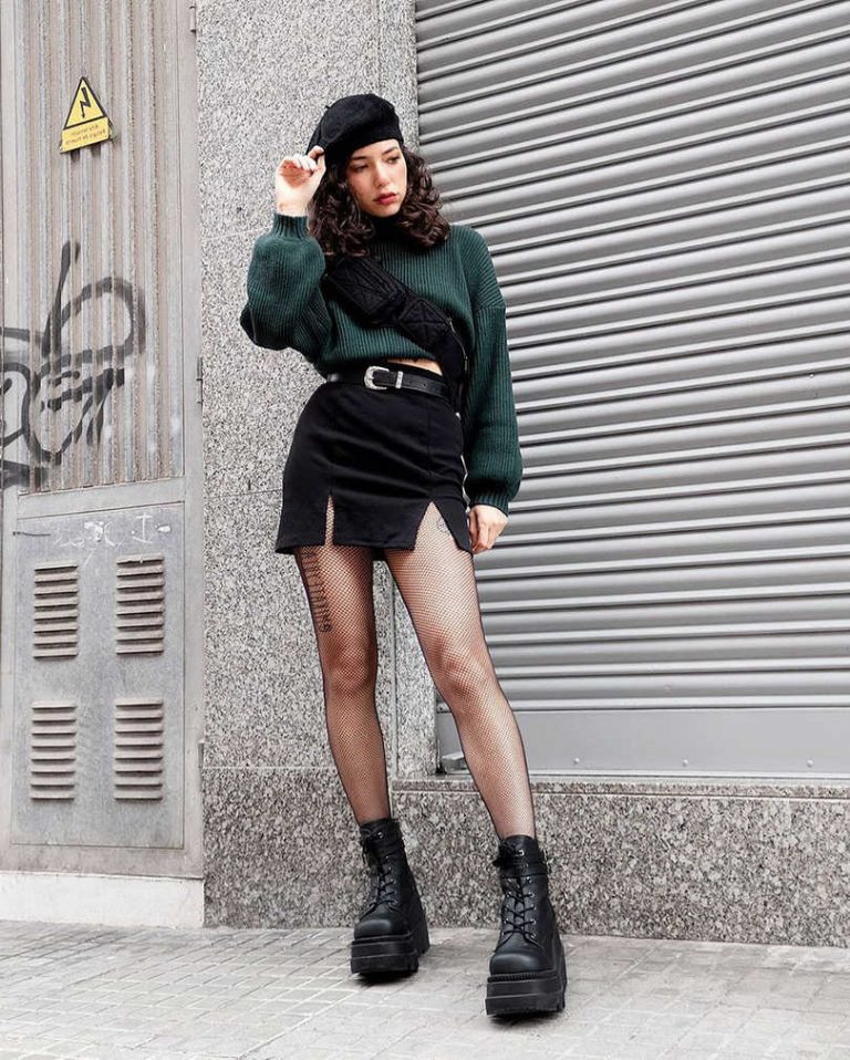 chunky boots outfit 2020