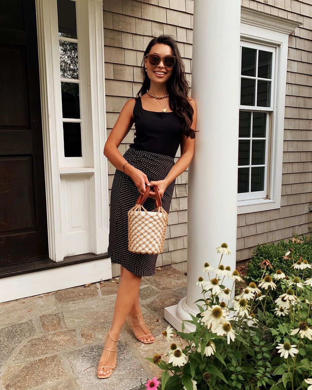 shoes to wear with midi skirts