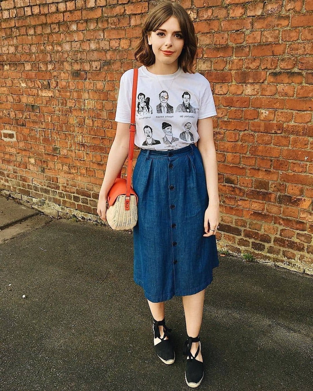 shoes to wear with midi skirts