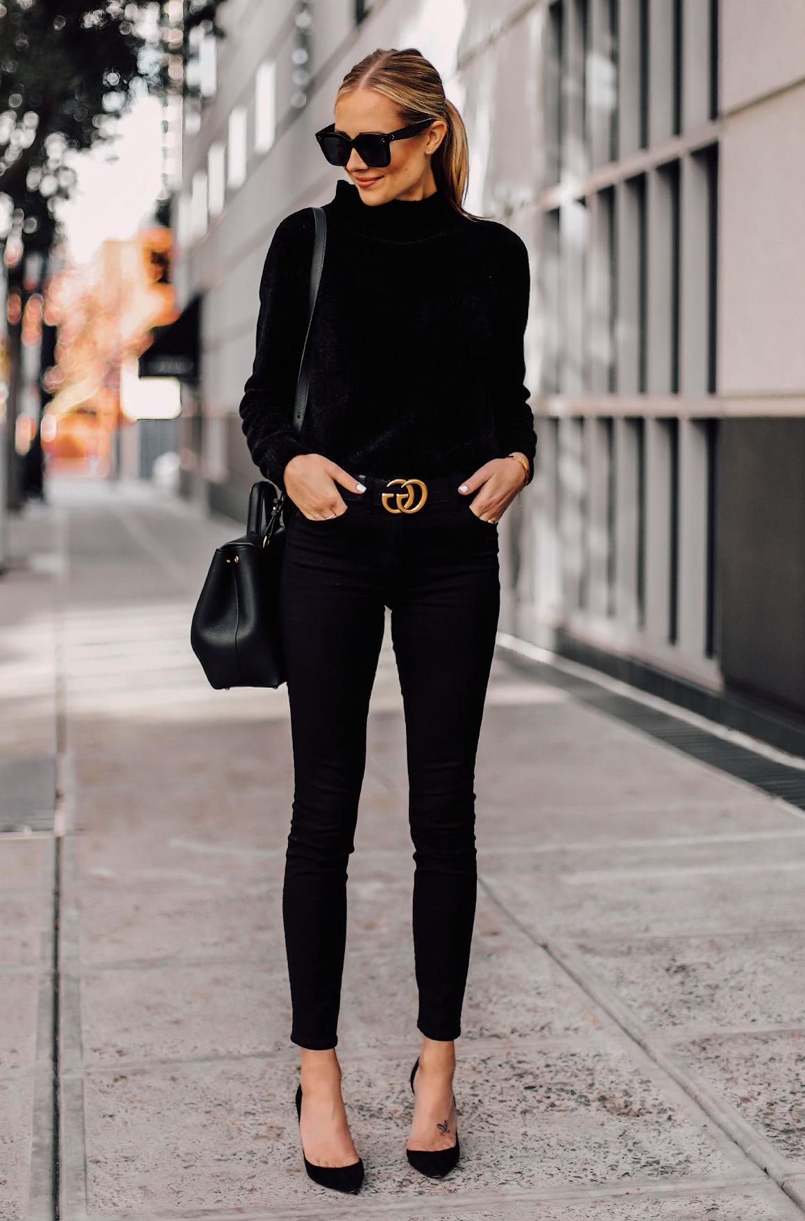Can I Wear Black Pumps Classic Street Style Ideas 2021