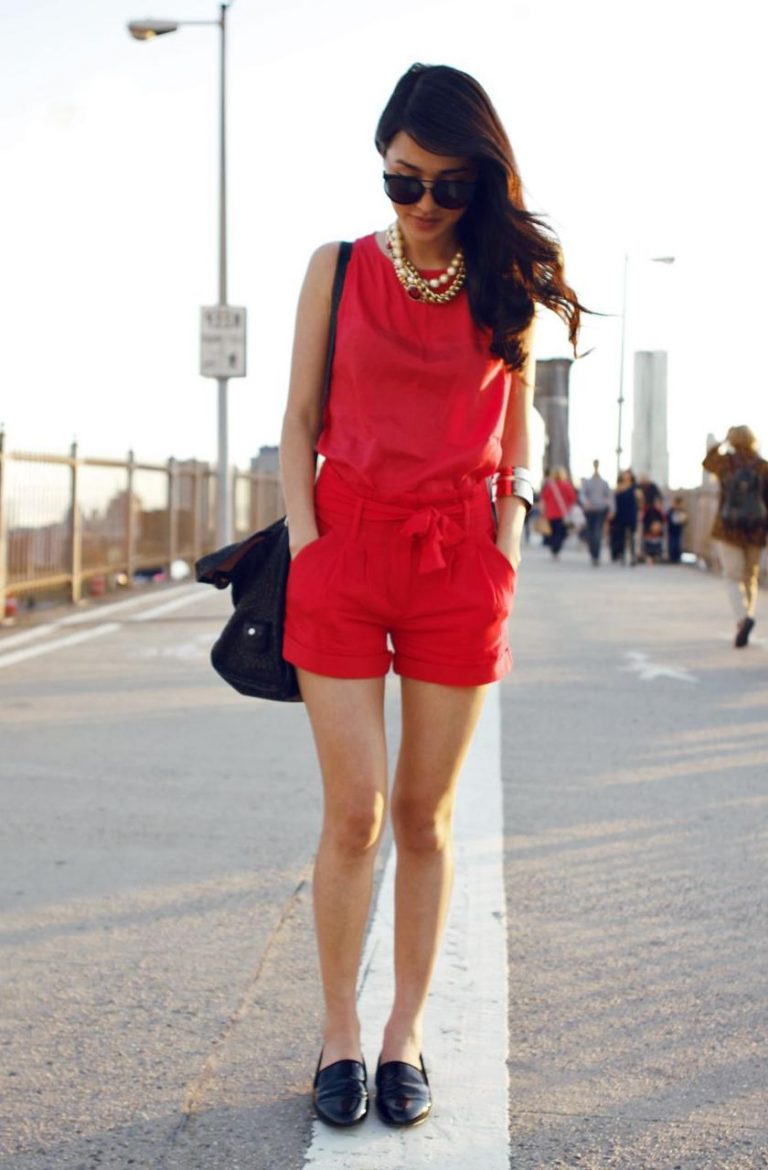 loafers with shorts and t shirt