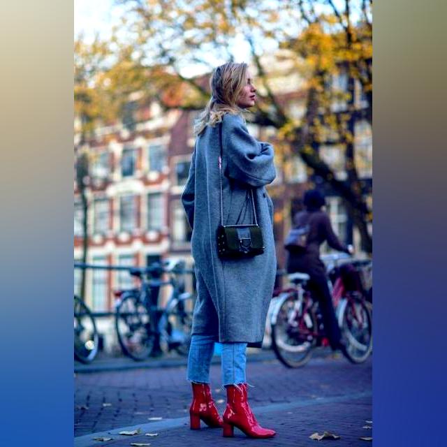 Women Outfit Ideas With Patent Leather Boots 2022