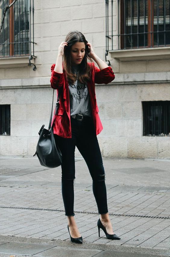 Red Blazer Outfit: 29 Easy Looks 2023