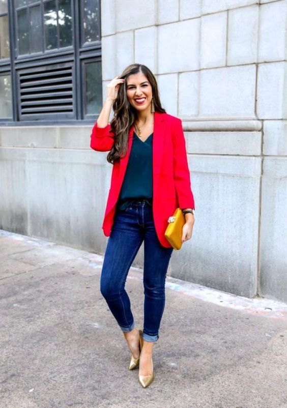 Red Blazer Outfit: 29 Easy Looks 2023