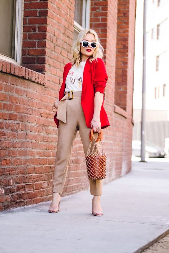 Red Blazer Outfit: 29 Easy Looks 2023