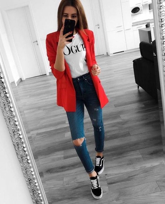 Red Blazer Outfit: 29 Easy Looks 2023