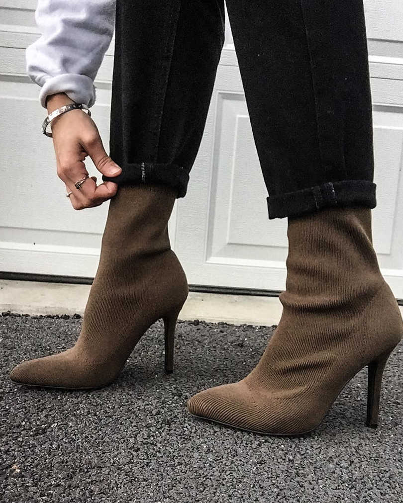 How To Wear Sock Heels Easy Guide For Ladies 2023 | ShoesOutfitIdeas.com