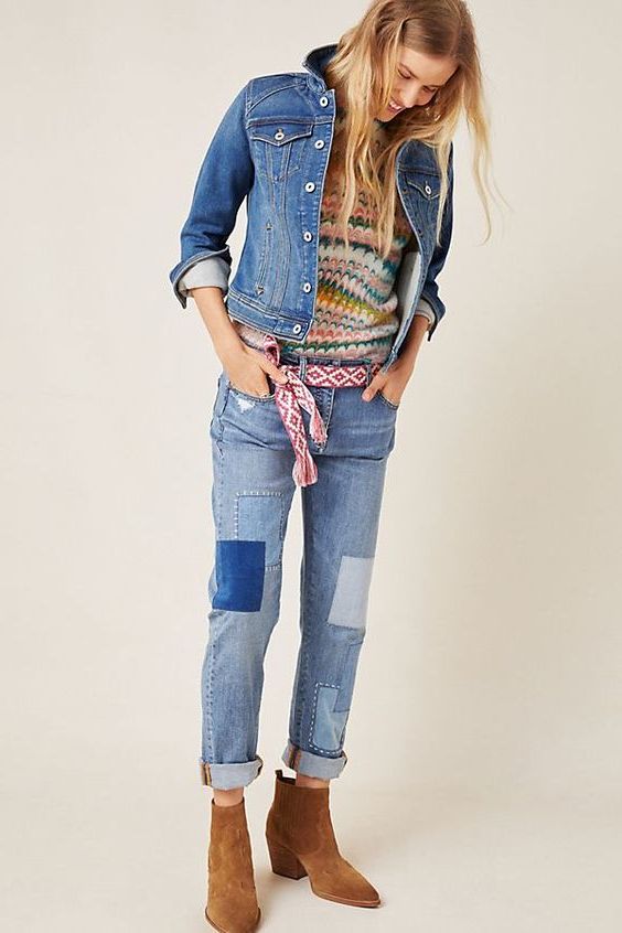 What Shoes Go With Patchwork Jeans For Spring 2023