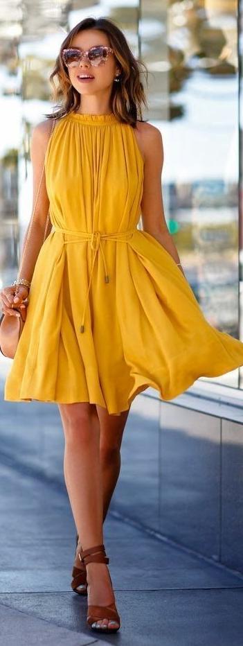 What shoes to wear with yellow dress - Buy and Slay