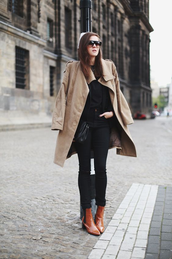 Black Jeans Brown Boots Womens Style Guide 2023