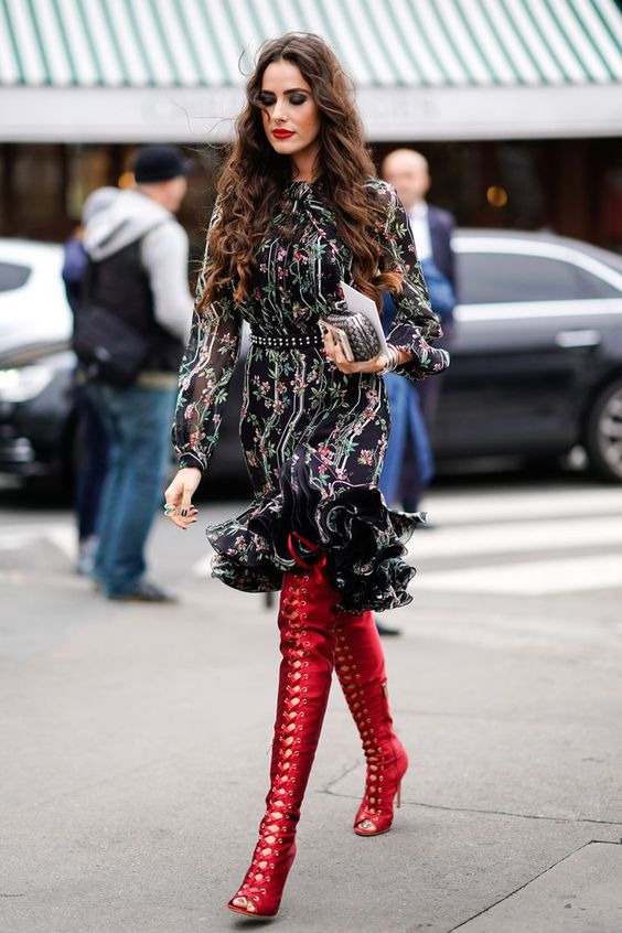 Cocktail dress and clearance boots