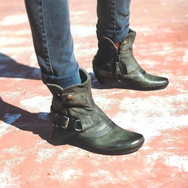 Flat Ankle Boots With Buckles: An Easy Guide For Wearing Them 2023