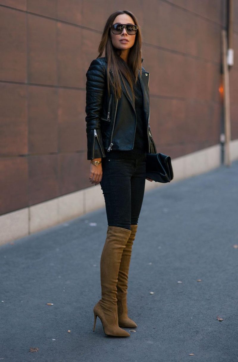 How Should I Wear Brown Knee High Heeled Boots 2022