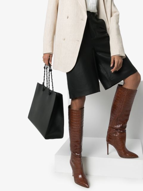 How Should I Wear Brown Knee High Heeled Boots 2023