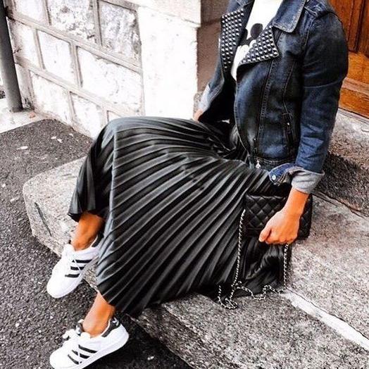 Can I Wear Sneakers With A Skirt: Best Street Style Ideas 2023