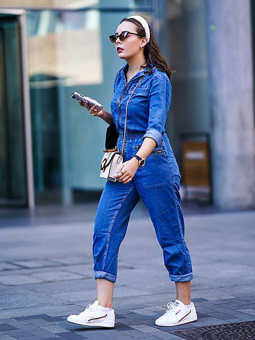 How To Wear A Jumpsuit With Sneakers 2023