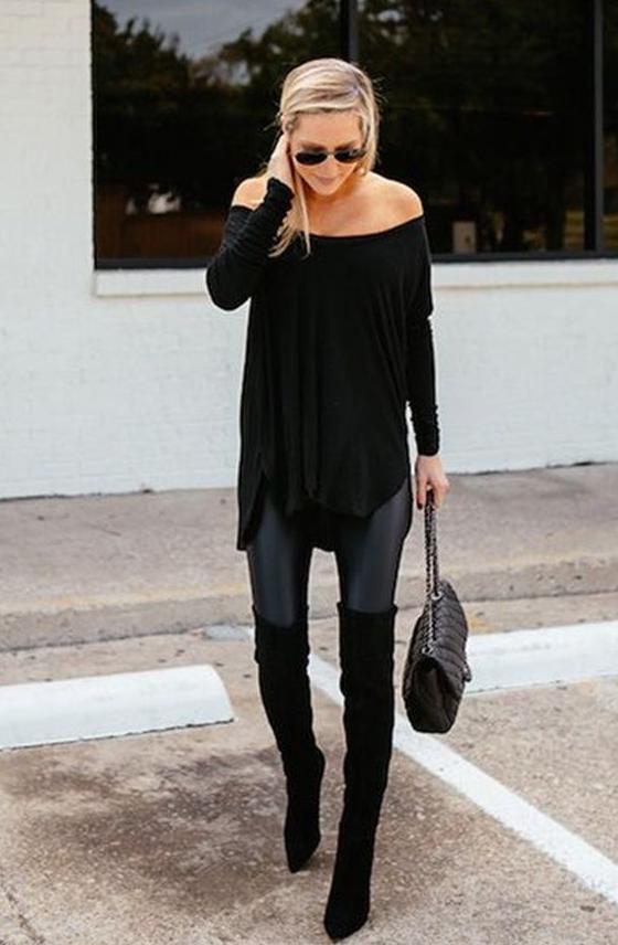 Can I Wear Leggings And Boots To A Funeral 2023 | ShoesOutfitIdeas.com