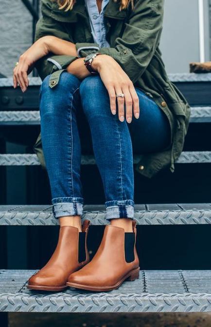 Tan ankle outlet boots outfit