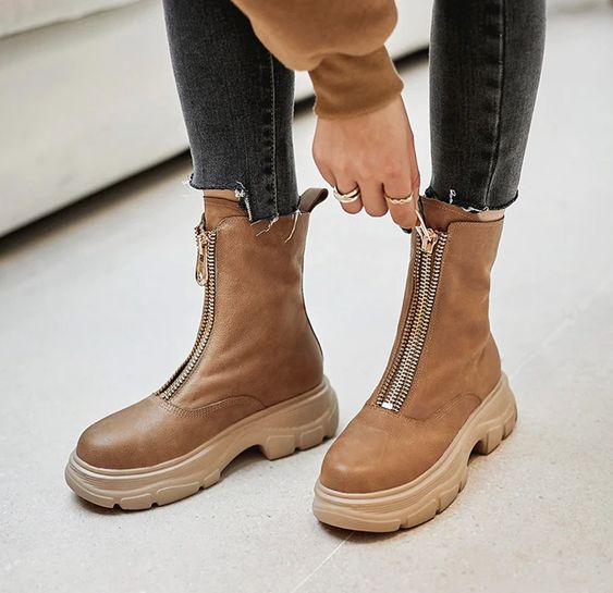 How To Wear Tan Flat Ankle Boots 2023