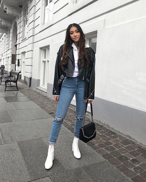 How To Wear White Ankle Boots 2022