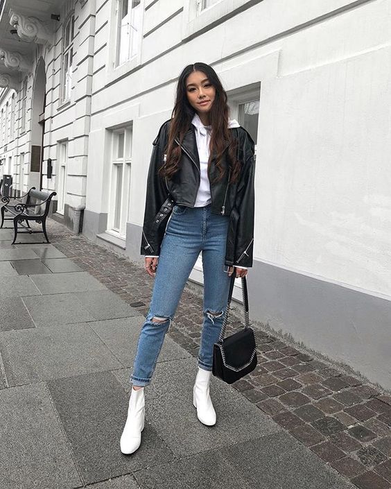 How To Wear White Ankle Boots 2023