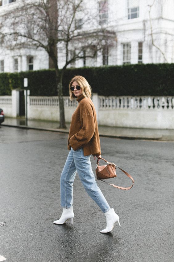 How To Wear White Ankle Boots 2023 | ShoesOutfitIdeas.com