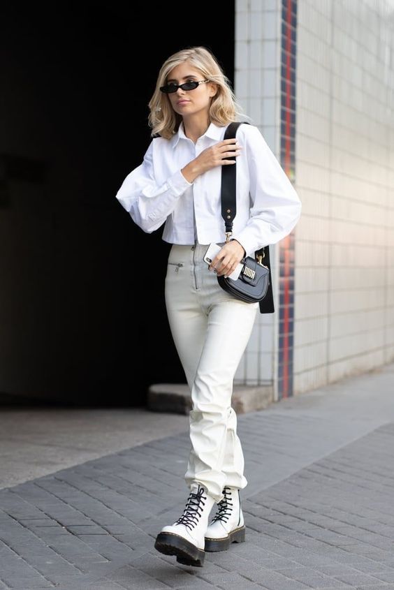 How To Wear White Ankle Boots 2023
