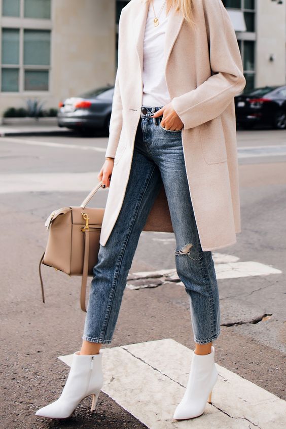 How To Wear White Ankle Boots 2023