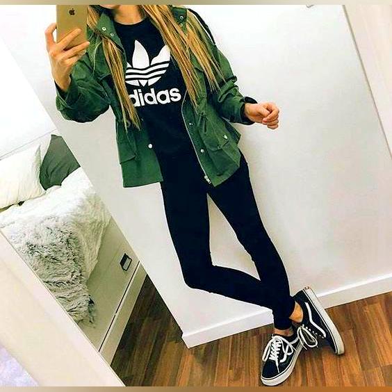 Casual Fall Outfits With Vans For Girls 2022