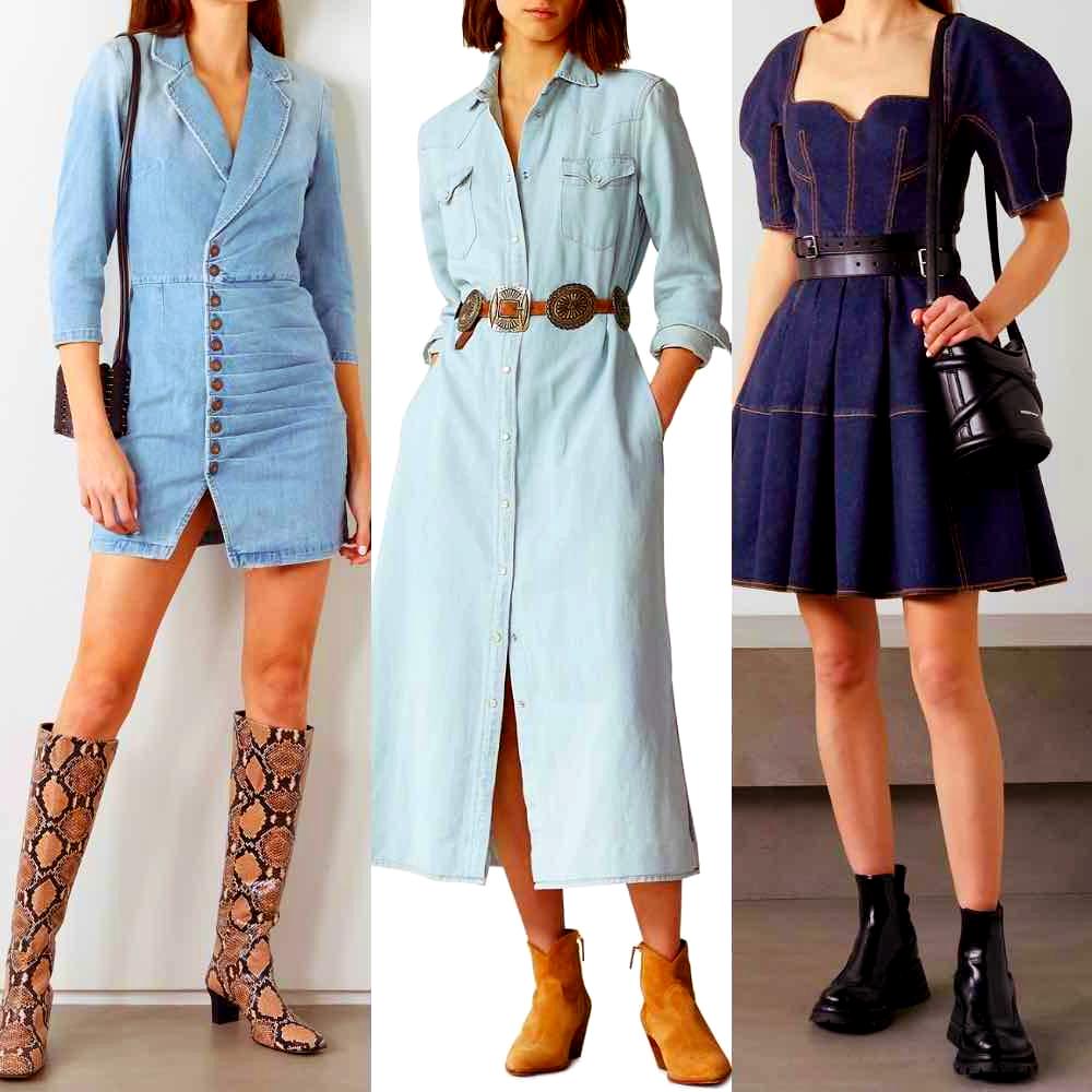 What Shoes To Wear With Denim Dress 2023