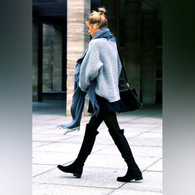 Outfit Ideas With Over The Knee Flat Boots 2022