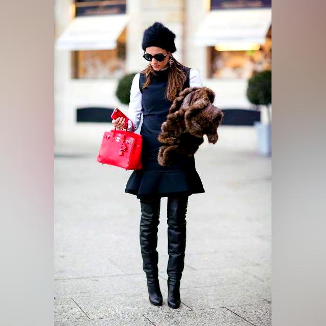 Best Looks With Leather Over The Knee Boots 2023