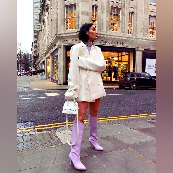 Women Wearing Pastel Color Boots: Best Looks To Invest In 2023