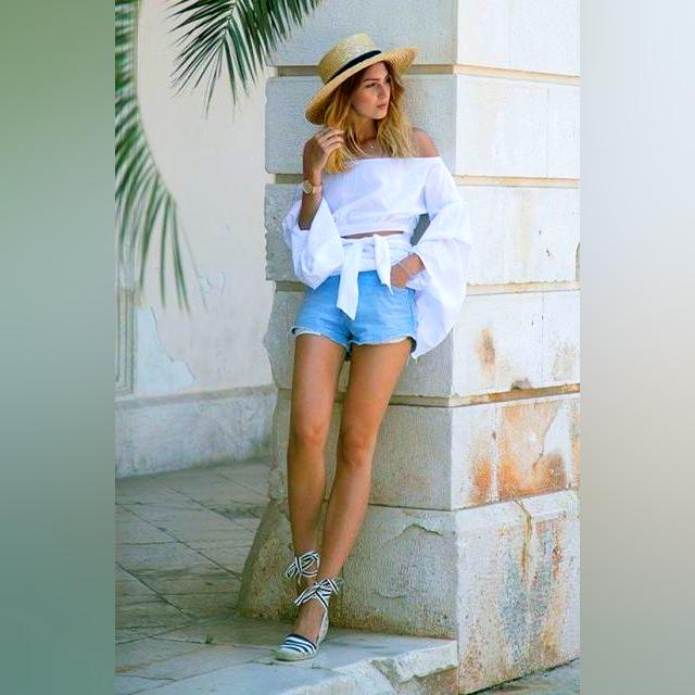 Outfits With Lace Up Espadrilles For Summer 2022