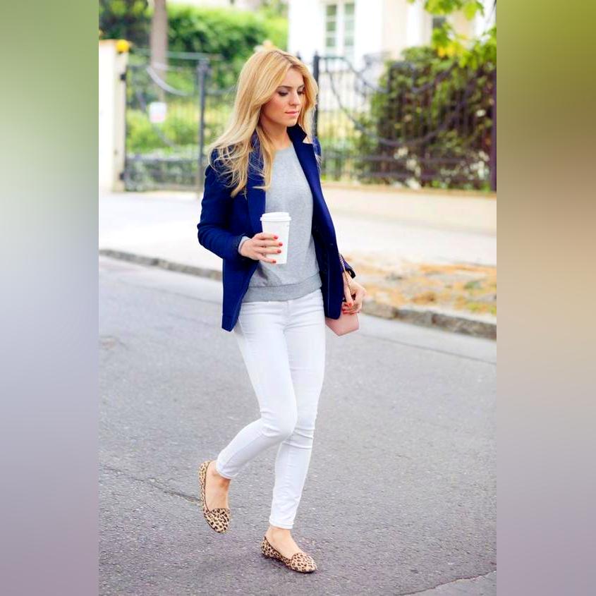 Stylish And Comfy Work Outfits With Flats 2022