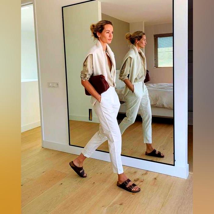 Comfy Summer Work Outfits With Birkenstocks 2023