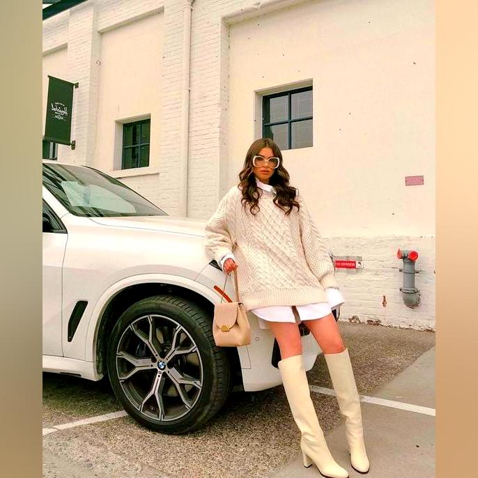 Trending Outfits With White Knee High Boots 2023