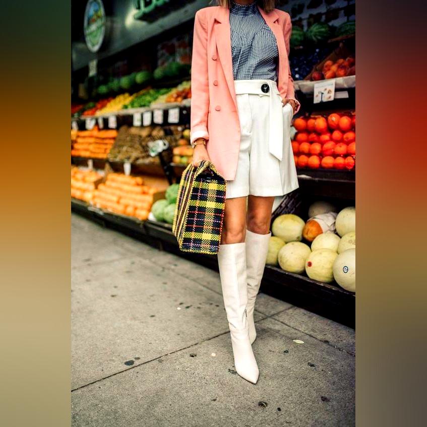 Trending Outfits With White Knee High Boots 2023