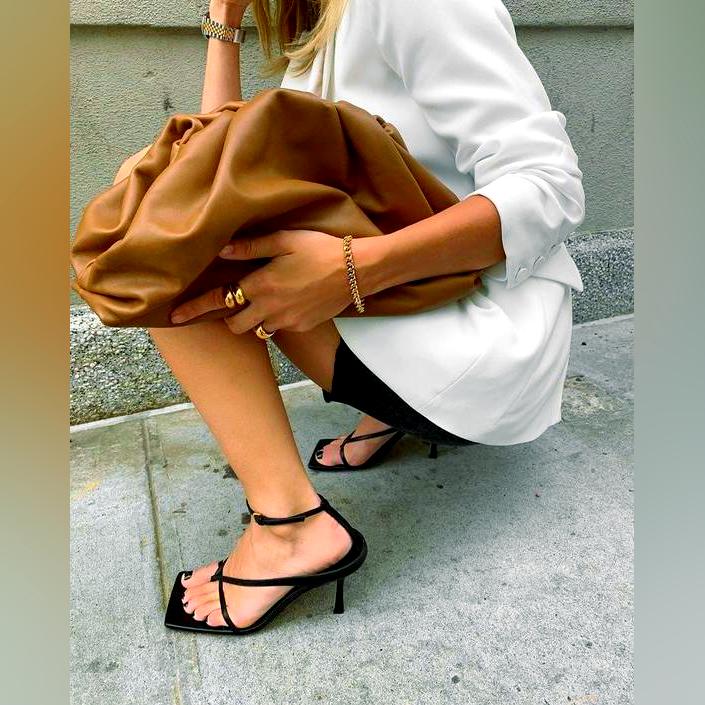 Trendy Square Toe Sandals Outfit Ideas For Summer 2023