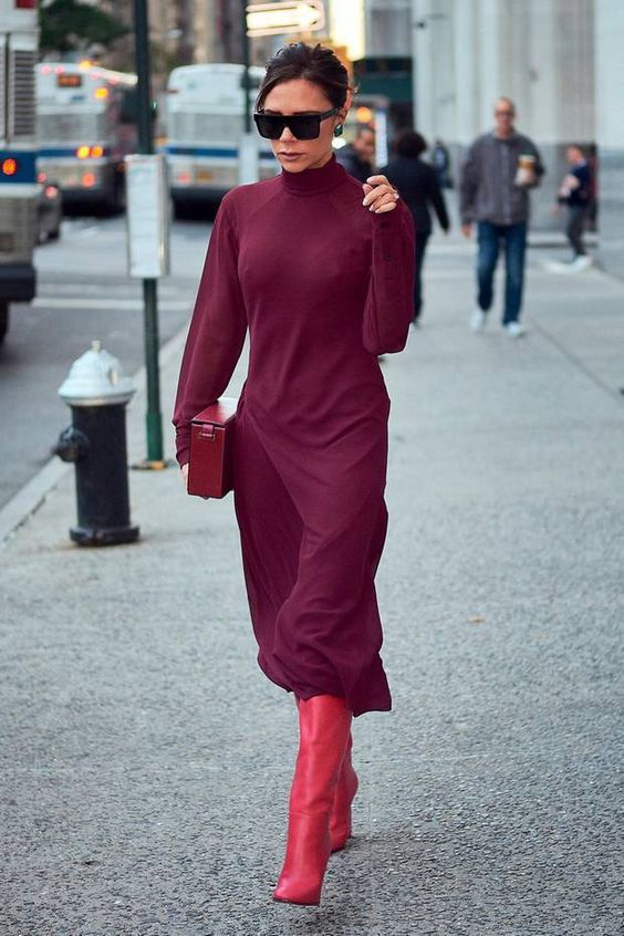 Shoes to wear with a burgundy dress - Buy and Slay