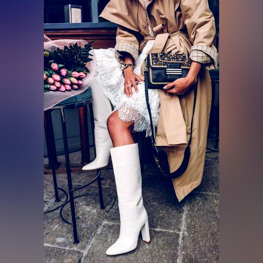 White Boots Ideas To Steal For This Winter 2023