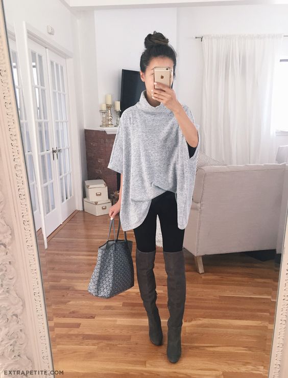 What to Wear With Grey Over The Knee Boots 2023