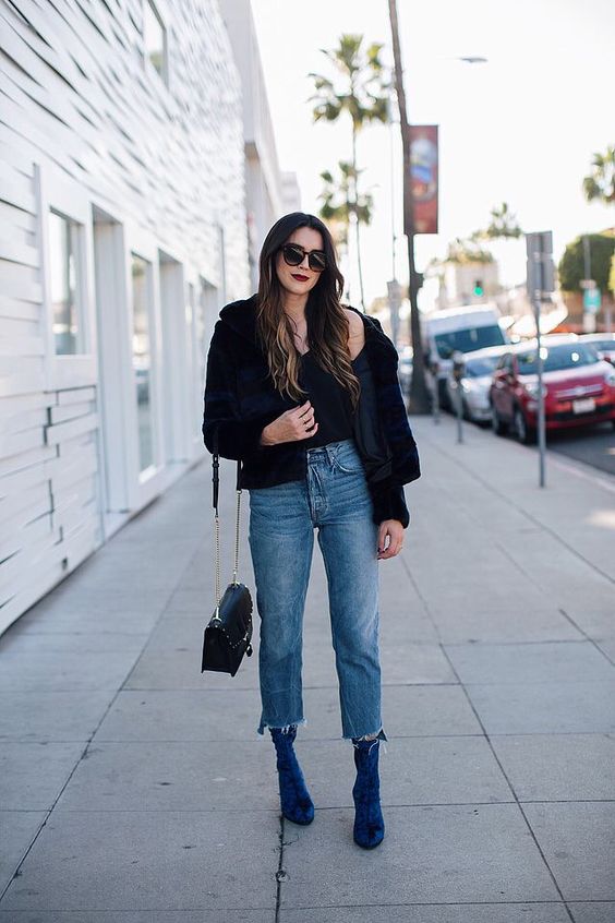 Velvet Boots For Casual Days: Simple Outfit Ideas 2022